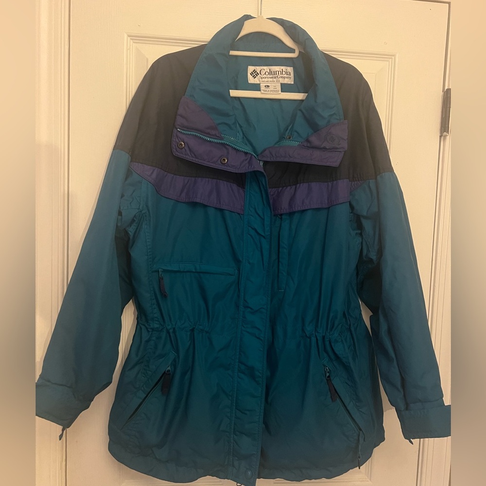 Vintage Columbia Sportswear Women's Blue Jacket- L